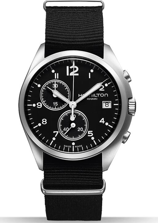 Hamilton Khaki Pilot Pioneer Chrono Quartz H76552433 replica watch